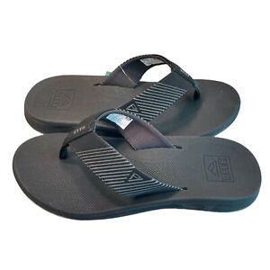 Reef Phantom II Mens Flip Flops Black Sandals