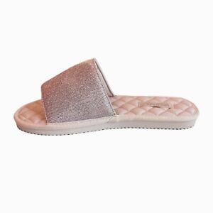 Michael Kors Janis Womens Pink Slides Size 10 Sandals