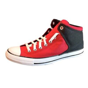 Converse Chuck Taylor All Star Mens High Street Mid Red Black White Shoes