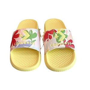 Converse All Star Gils Yellow Floral Slides Sandals