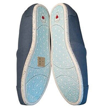 Load image into Gallery viewer, Bobs by Skechers Womens 11 Slip On Blue Flats Shoes