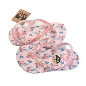 Reef Little Stargazer Mermaid Girls Pink Sandals