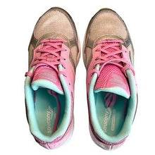 Load image into Gallery viewer, Saucony Cohesion 14 Girls Low Top Gray Pink Shoes Size 6 Youth