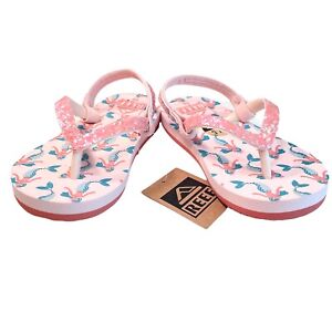 Reef Little Stargazer Mermaid Girls Pink Sandals