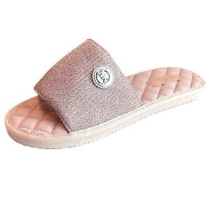 Michael Kors Janis Womens Pink Slides Size 10 Sandals