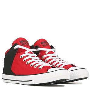 Converse Chuck Taylor All Star Mens High Street Mid Red Black White Shoes