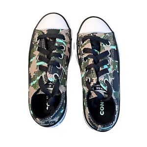 Converse All Star Kids Camouflage Low Top Shoes Size 13 Toddler