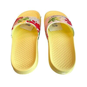 Converse All Star Gils Yellow Floral Slides Sandals