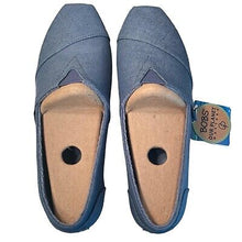 Load image into Gallery viewer, Bobs by Skechers Womens 11 Slip On Blue Flats Shoes