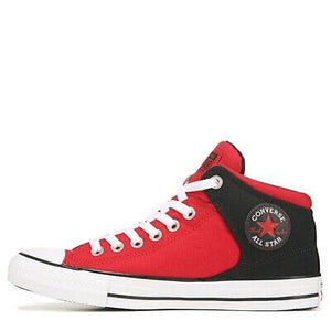 Converse Chuck Taylor All Star Mens High Street Mid Red Black White Shoes