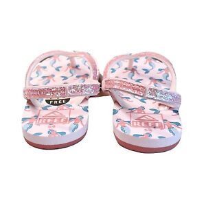 Reef Little Stargazer Mermaid Girls Pink Sandals