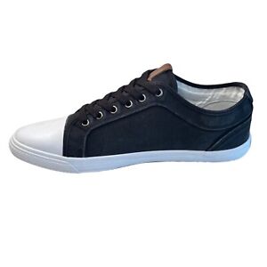 Ben Sherman Brayson Mens Black Low Top Fashion Sneakers Shoes