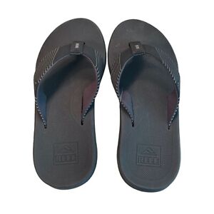 Reef Phantom II Mens Flip Flops Black Sandals