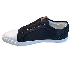 Ben Sherman Brayson Mens Black Low Top Fashion Sneakers Shoes