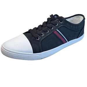 Ben Sherman Brayson Mens Black Low Top Fashion Sneakers Shoes