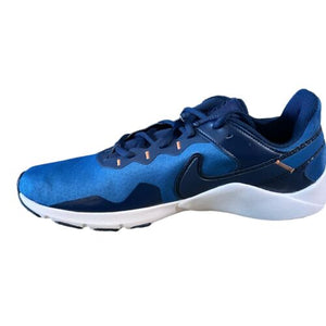 Nike Mens Legend Essential 2 Blue Running Shoes Size 10.5