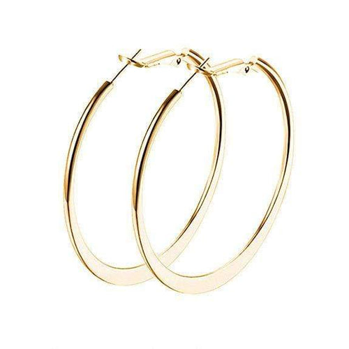 Womens Gold Tone Hoop Earrings