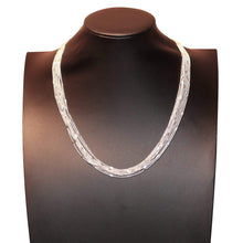 Load image into Gallery viewer, Etta&#39;J Jewelry Necklaces Silver 27 inch Multi-Chain Necklace